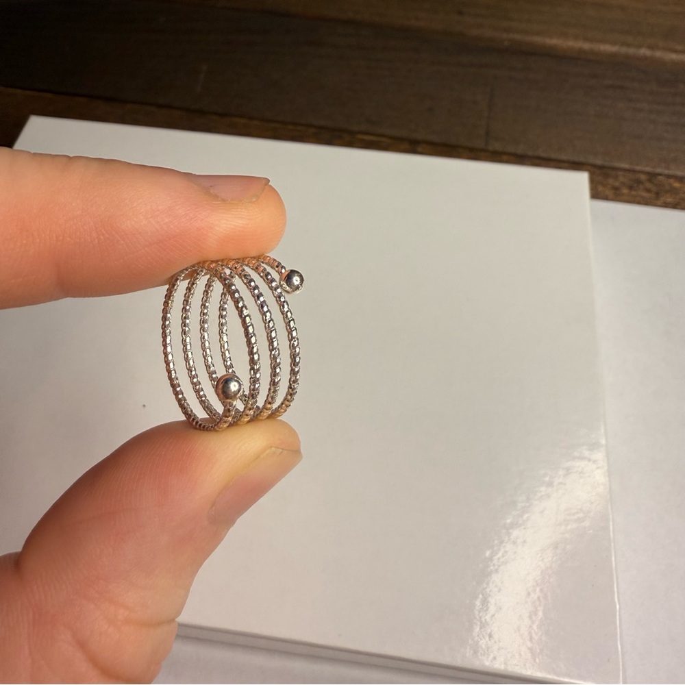 Silver Wrap Ring - Picture 2 of 4